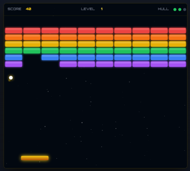 Breakout gameplay